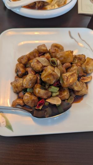 Mushroom cashew nut at Tofu Vegan in Brighton