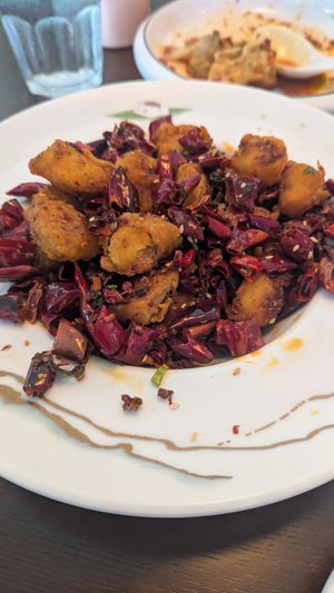 Needs more chillies at Tofu Vegan in Brighton