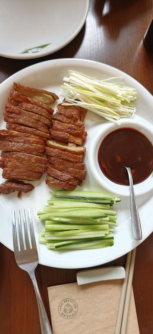 Peking Duck Pancakes at Tofu Vegan in Brighton