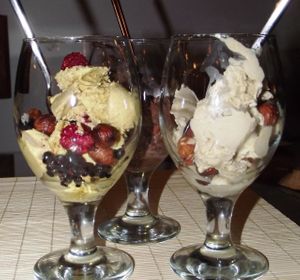 Vegan ice cream  at Soma Vital Food in Sofia