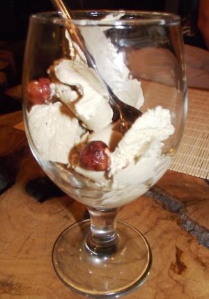 Vegan ice cream  at Soma Vital Food in Sofia