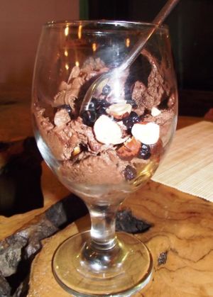 Vegan ice cream  at Soma Vital Food in Sofia