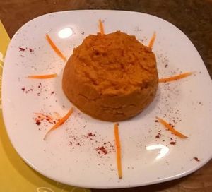 Appetizer
Pushtet with pechushka
Chickpeas, roasted pepper, nutritional yeast, garlic, smoked paprika, olive oil, black pepper at Soma Vital Food in Sofia