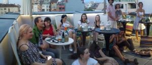 We love good food and good music! Jazz live concert on the sunset :) at Soma Vital Food in Sofia