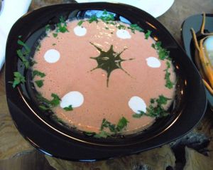 Tomato soup  at Soma Vital Food in Sofia