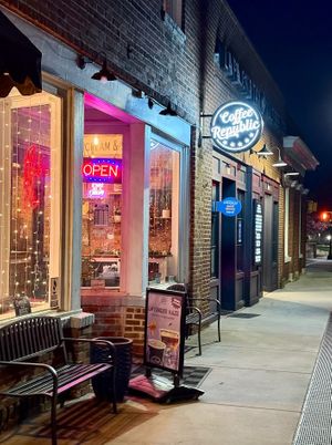 Restaurant Facade at Coffee Republic & Coworking in Huntersville
