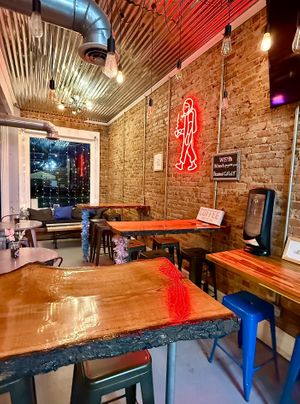Indoor Seating at Coffee Republic & Coworking in Huntersville