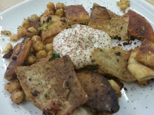 side dish with garbanzo at Persepolis - Snackistan in South East London