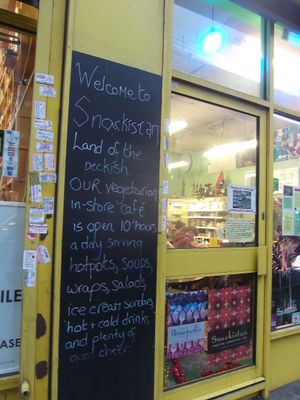 From outside at Persepolis - Snackistan in South East London