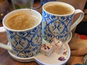 Vegan "carob" hot chocolate for two at Persepolis - Snackistan in South East London