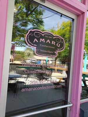 Tucked away in a residential area. at Amaru Confections in Boise