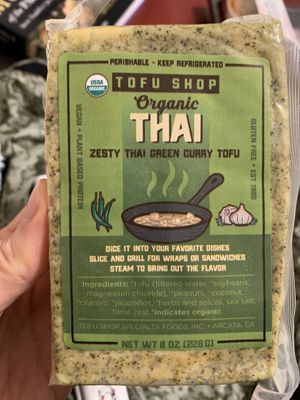 Thai tofu at Tofu Shop in Arcata
