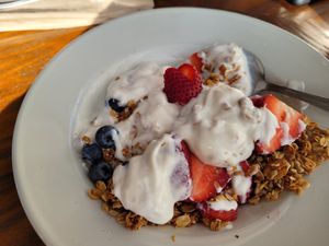 Vegan parfait at Cassidy's Café & Antiques in Ouray