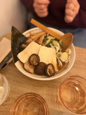 Vegan ramen shoyu   at Aki Ramen  in Saint-nazaire