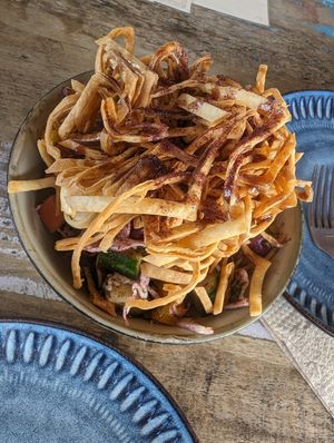Fatoush at Petra Shawarma in Auckland