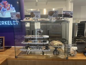 Inside case  at Cinnaholic - Berkeley in Berkeley