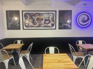 Wonderful seating area  at Cinnaholic - Berkeley in Berkeley