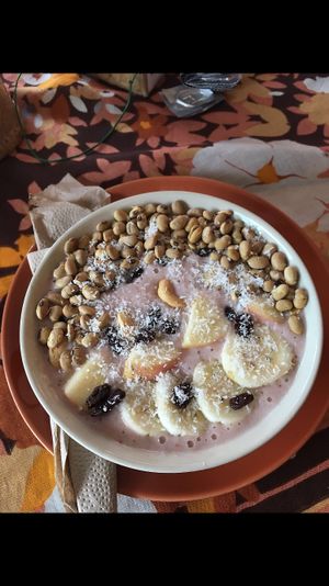 Vegan Smoothie bowl  at Art in Chai in Pai
