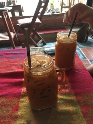 Soy chai 70 baht  at Art in Chai in Pai