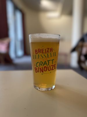 Local beer  at MOW&MY RESTAURANT - COFFEE SHOP PORNIC  in Pornic