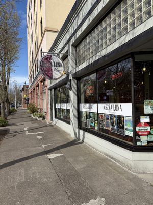 🍕  at Mezza Luna Pizzeria in Eugene