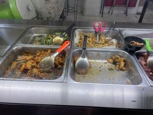 Buffet  at Zhu Shim Vegetarian Restaurant in Sekinchan