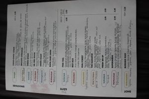 Their menu back in 2014
smoothies & juices
(sorry for the french notes!) at Daluma in Berlin