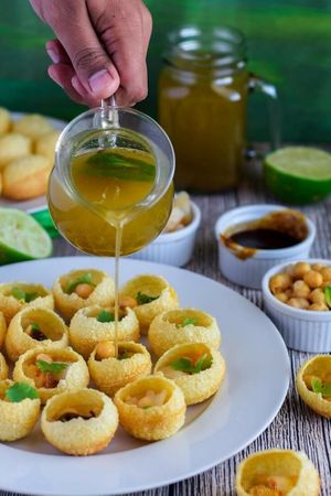 Pani Puri at Cali Saga in Culver City
