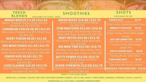 Menu at Scoop N Sip in Bronx