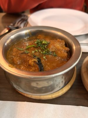 Berenjena   at Himalayako Jardín Autentic curry and tandoori Restaurante  in Bilbao