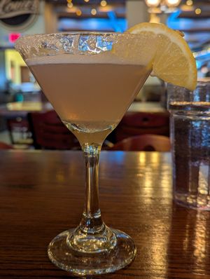 Virgin lavender lemon drop at Louie's in Ashland