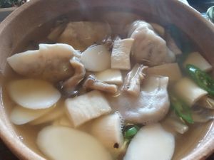 The soup of manduguk is fantastic!  at Maji - 마지 in Seoul