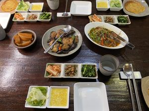 set menu was a lot of food (it’s more than on the pic)  at Maji - 마지 in Seoul