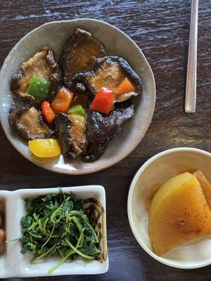 Yummm those mushrooms   at Maji - 마지 in Seoul