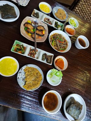 Set menu (we got also a Bowl of cold noodles later) at Maji - 마지 in Seoul