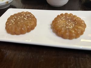 Traditional Korean cookie  at Maji - 마지 in Seoul