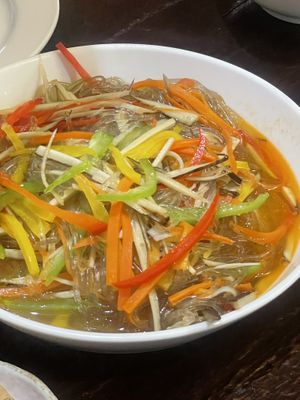 Burdock Japchae. Yum  at Maji - 마지 in Seoul