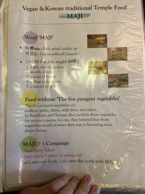 Maji meaning at Maji - 마지 in Seoul