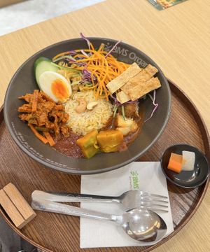 Nasi Lemak   at BMS Organics Cafe in Kuala Lumpur