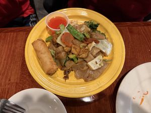 Pad se ew with veggies   at SabaiThai in Winchester