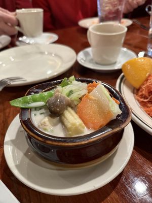 Coconut soup  at SabaiThai in Winchester