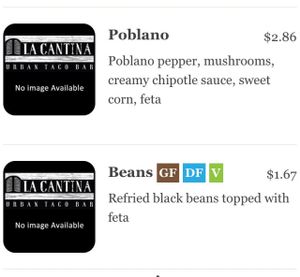 Feta is not vegan  at La Cantina in Whistler