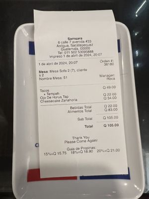   at Samsara in Antigua