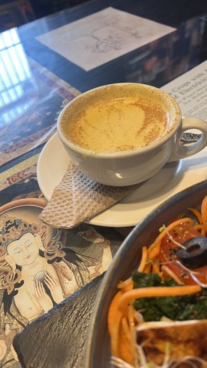 Golden milk  at Samsara in Antigua