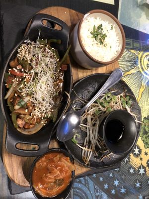 Korean BBQ  at Samsara in Antigua