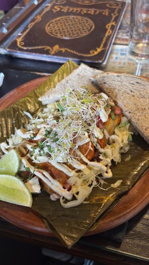 Tamale  at Samsara in Antigua