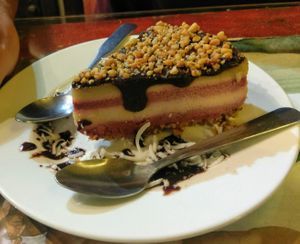 Gluten-free Cake at Samsara in Antigua