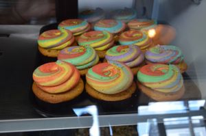 Pride cupcakes! at Bunner's Bake Shop - Kensington in Toronto