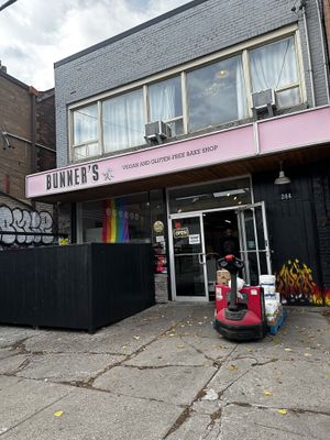 Located at the Kensington market area  at Bunner's Bake Shop - Kensington in Toronto