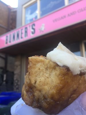 Cinnamon roll perfection at Bunner's Bake Shop - Kensington in Toronto
